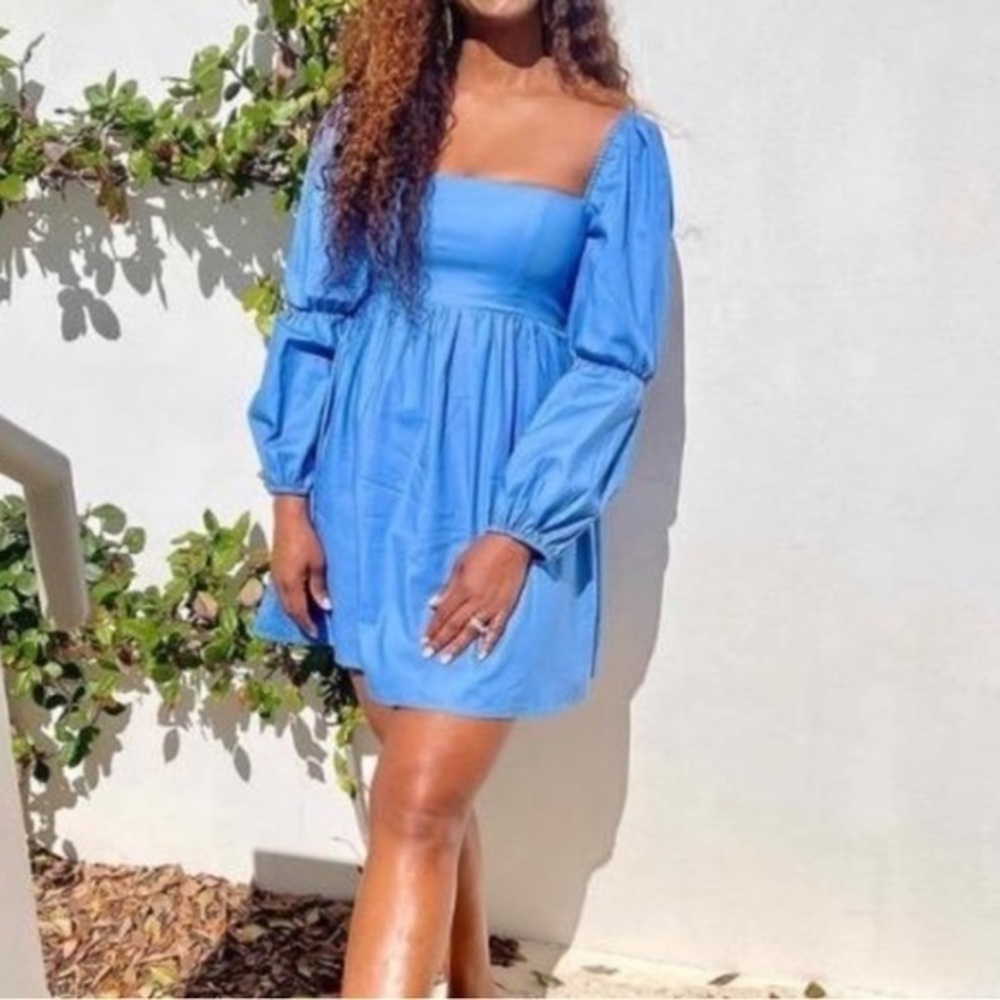NWOT 💙Reformation Michaela Dress Dusk